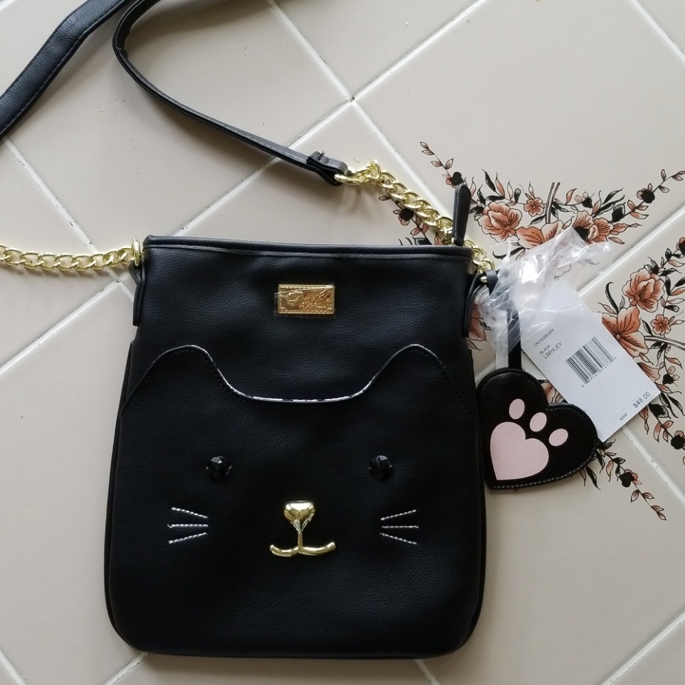 Betsey Johnson Cat Crossbody NWT